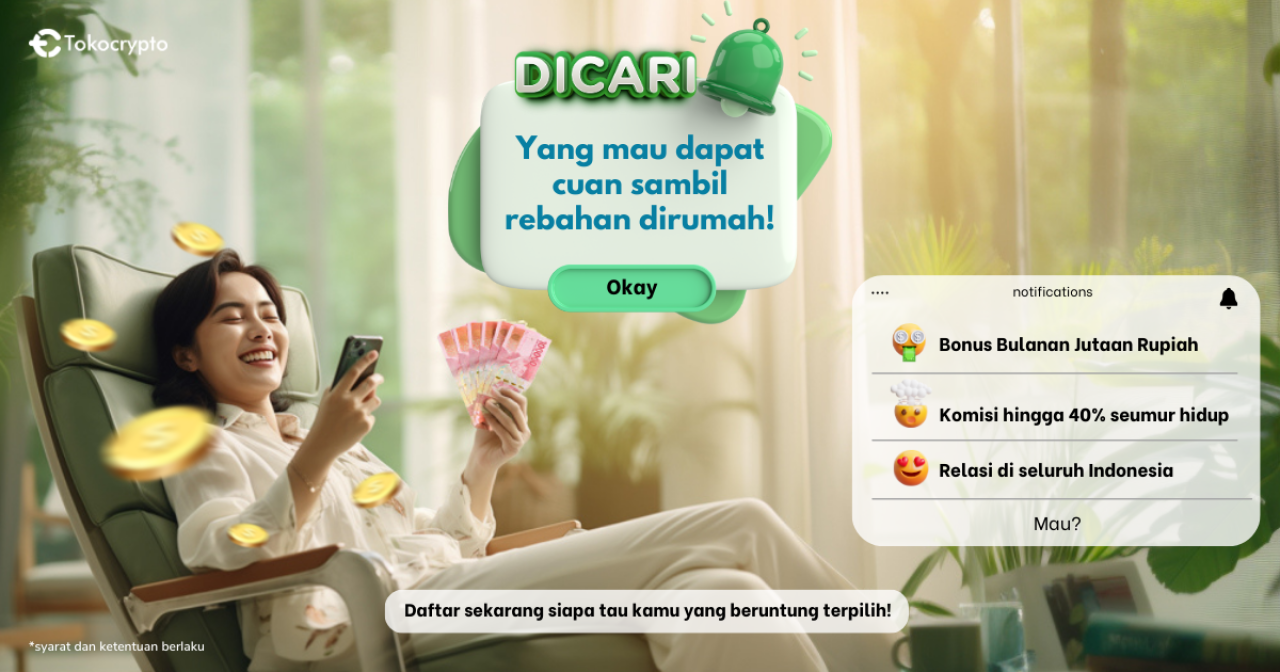 Tokocrypto sudah mendapat izin sebagai pedagang fisik aset Kripto di Indonesia