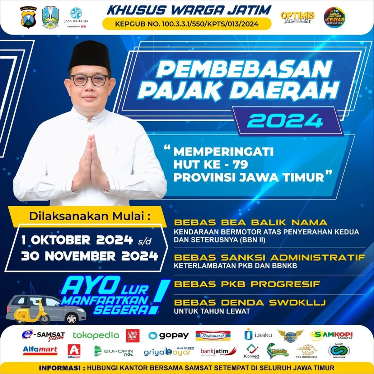 Pembebasan Pajak Kendaraan Bermotor