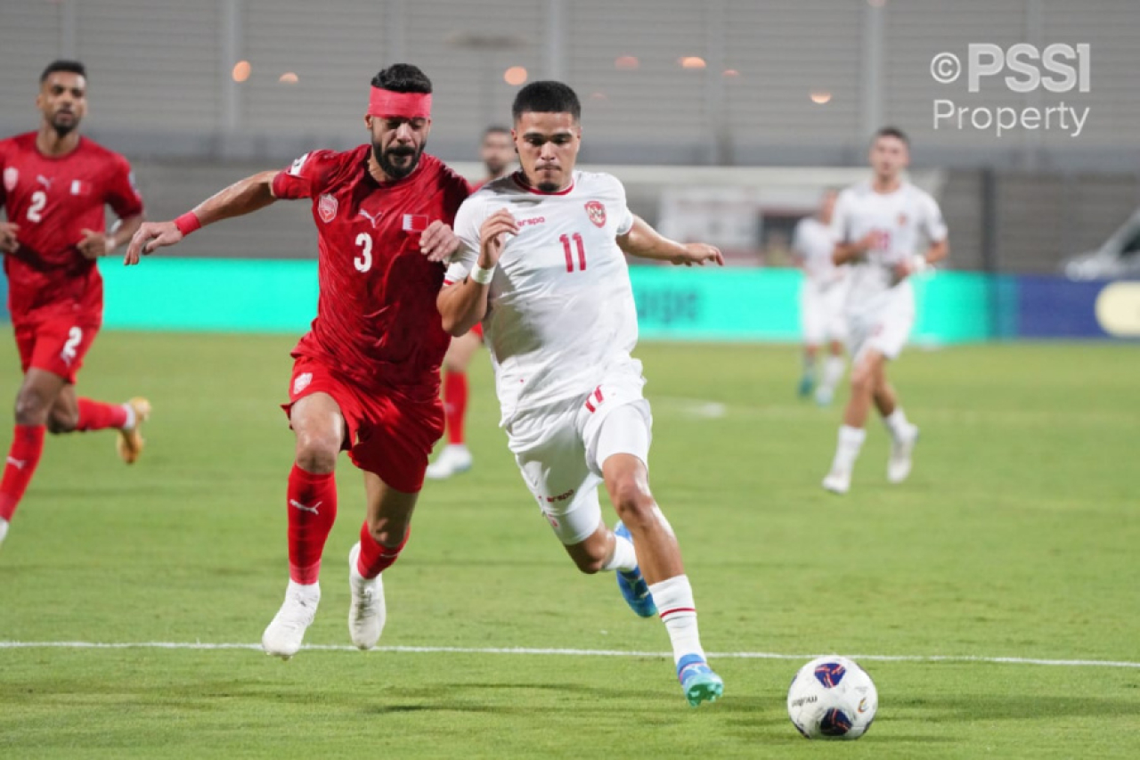 Hasil Bahrain vs Timnas Indonesia berakhir 2-2 di Stadion Nasional Bahrain, Kamis 10 Oktober 2024.