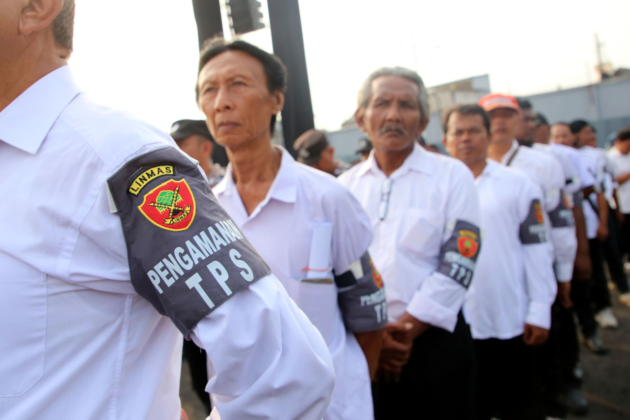 Ribuan Satlinmas dan Tenaga Kesehatan dikerahkan untuk kelancaran Pilkada Serentak 2024
