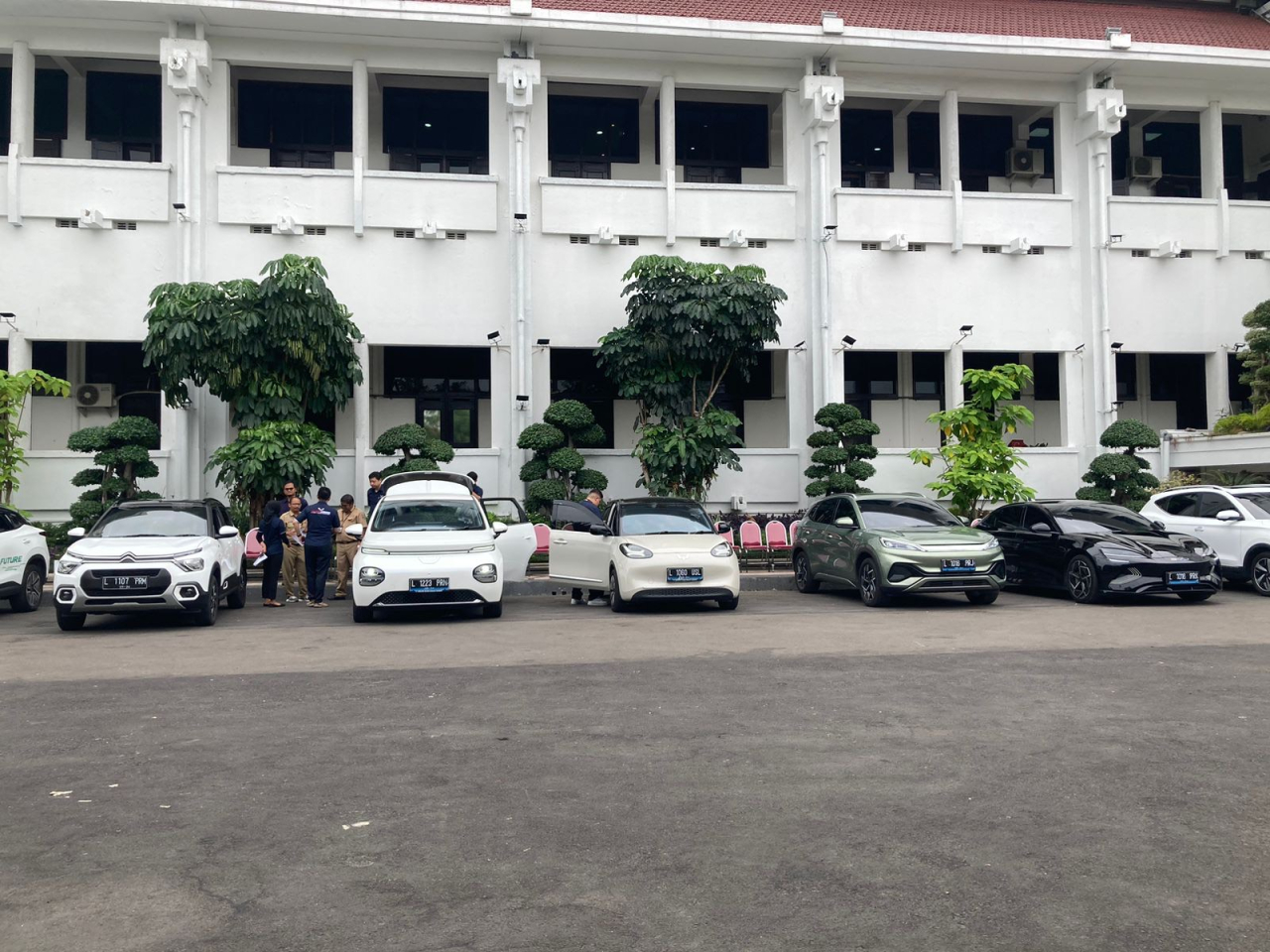 Mobil listrik yang didatangkan Pemkot Surabaya