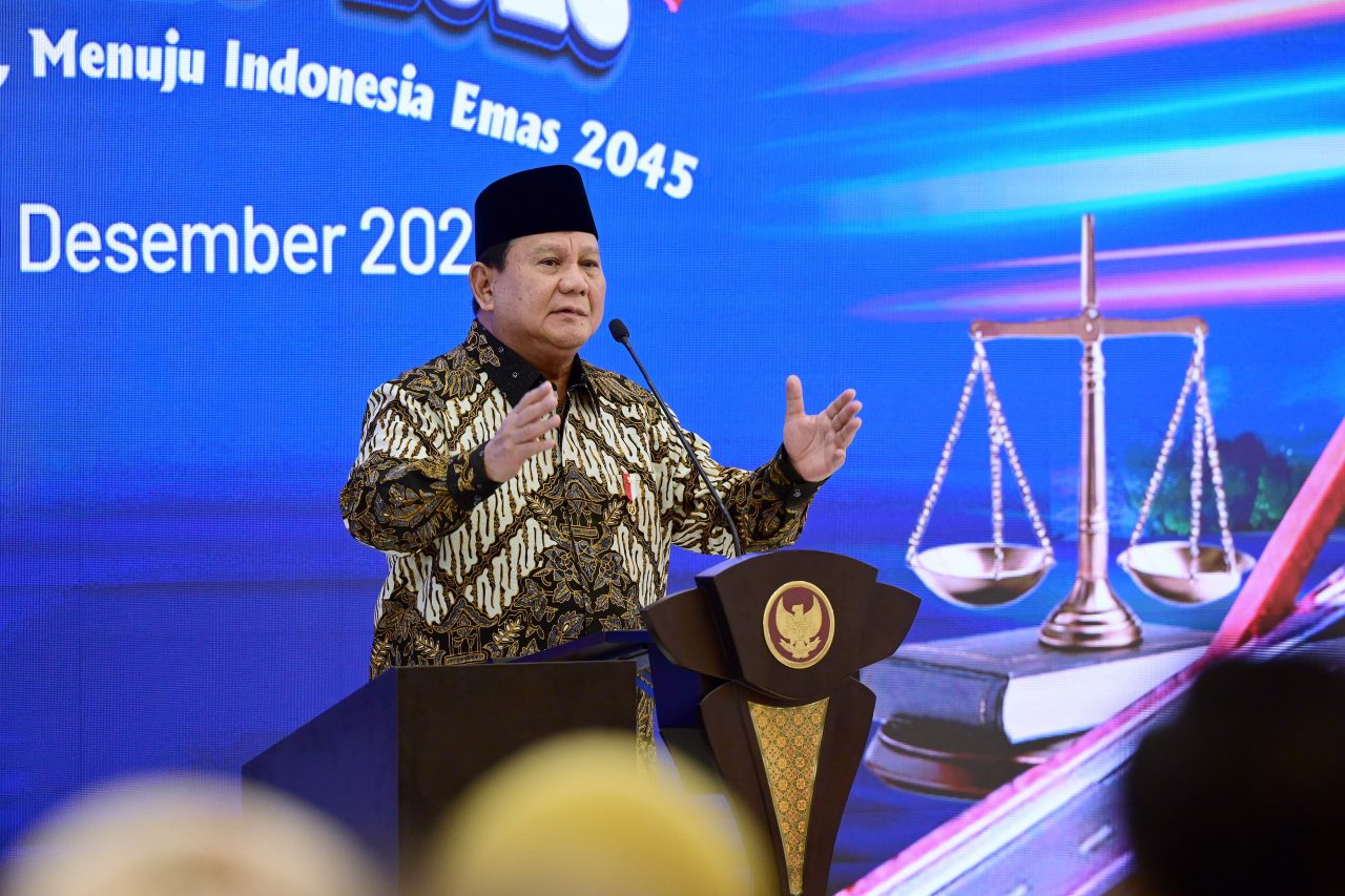 Presiden Prabowo Subianto membuka Musyawarah Perencanaan Pembangunan Nasional (Musrenbangnas) di Kantor Bappenas, Jakarta, Senin (30/12/2024) Foto: BPMI Setpres/Muchlis Jr