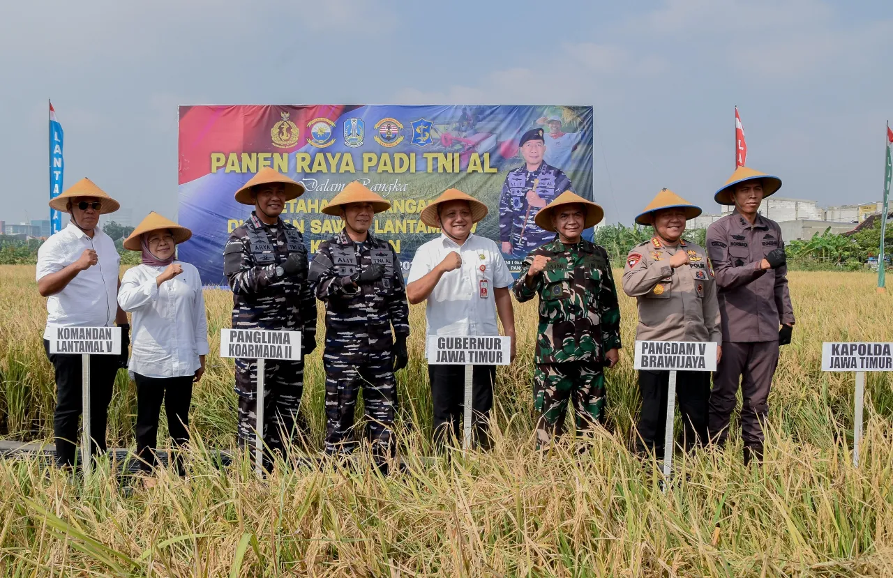 Baca juga : Mantap! Pemkot Surabaya dan TNI AL Gelar Panen Raya Padi Serentak