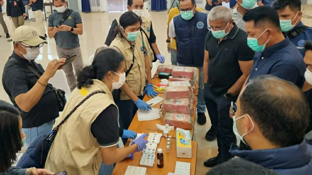 Barbuk Tangkapan Narkoba 1,9 Ton Jadi 2 Ton, Lantamal IV Batam dan BNN Timbang Ulang