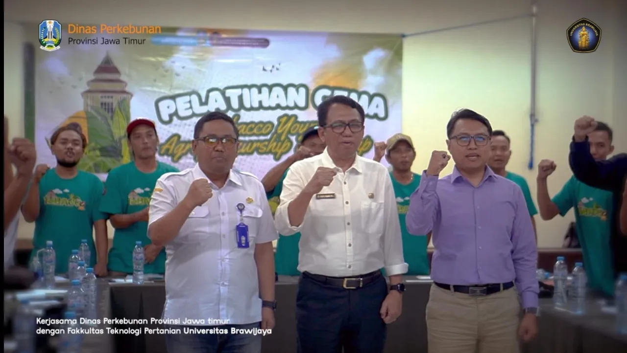 Disbun Jatim Latih Petani Muda Lewat Gema Tobacco Young Agropreneurship Bootcamp