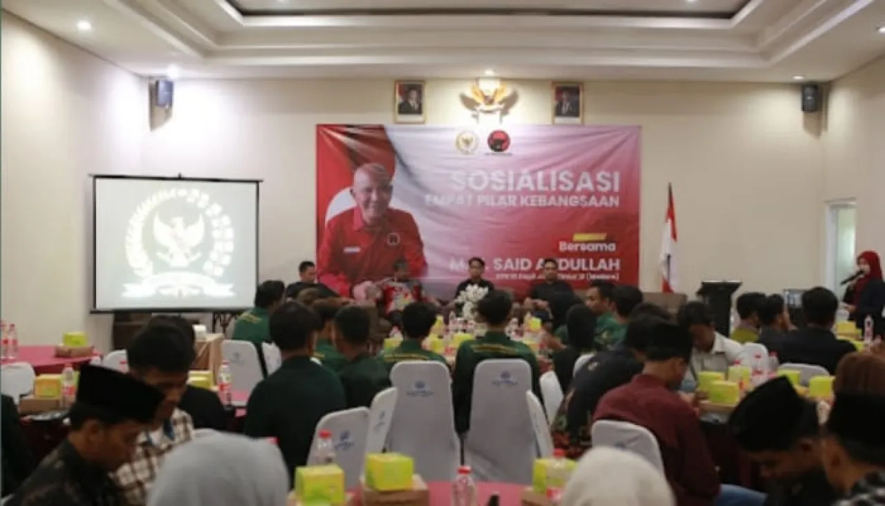 MH. Said Abdullah Ajak Pemuda Sumenep Jadi Agen Perubahan Lewat Empat Pilar Kebangsaan