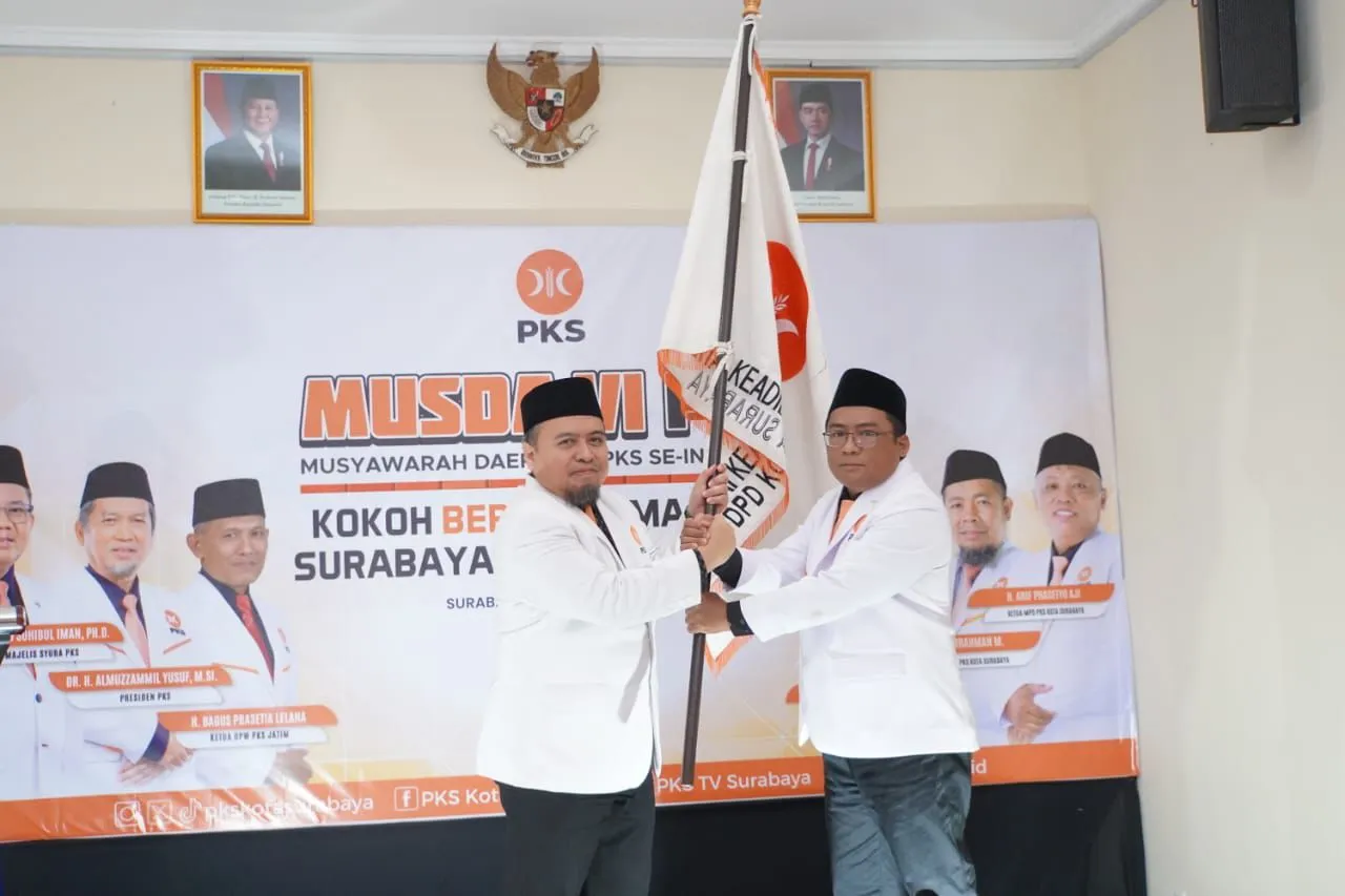 Pengurus PKS Kota Surabaya Periode 2025–2030 Resmi Dilantik, Ini Susunan Pengurusnya