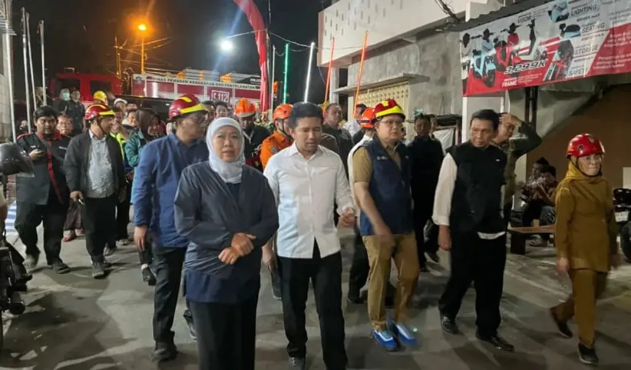 Gubernur Khofifah Turun Langsung Tangani Santri Al Khoziny, Anggota DPD RI: Kepedulian Penuh Haru