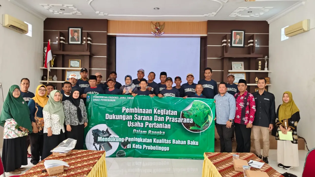 Pembinaan Petani Tembakau di Probolinggo, Disbun Jatim Tekankan Peningkatan Kualitas Bahan Baku