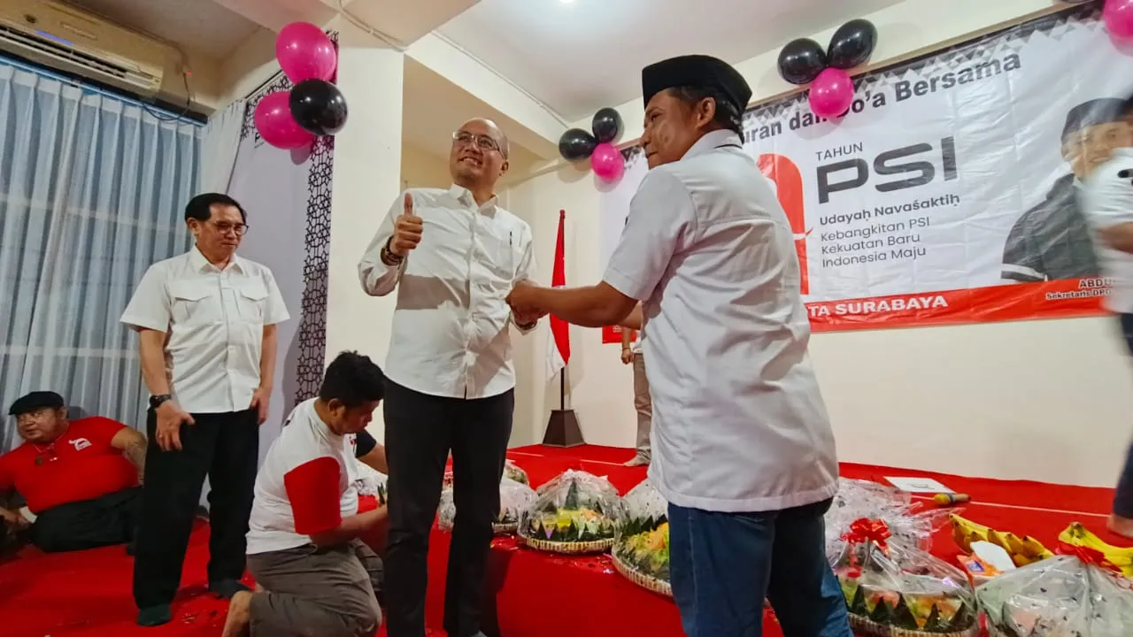HUT ke-11, PSI Surabaya Gelar Doa Bersama dan Tumpengan Sederhana