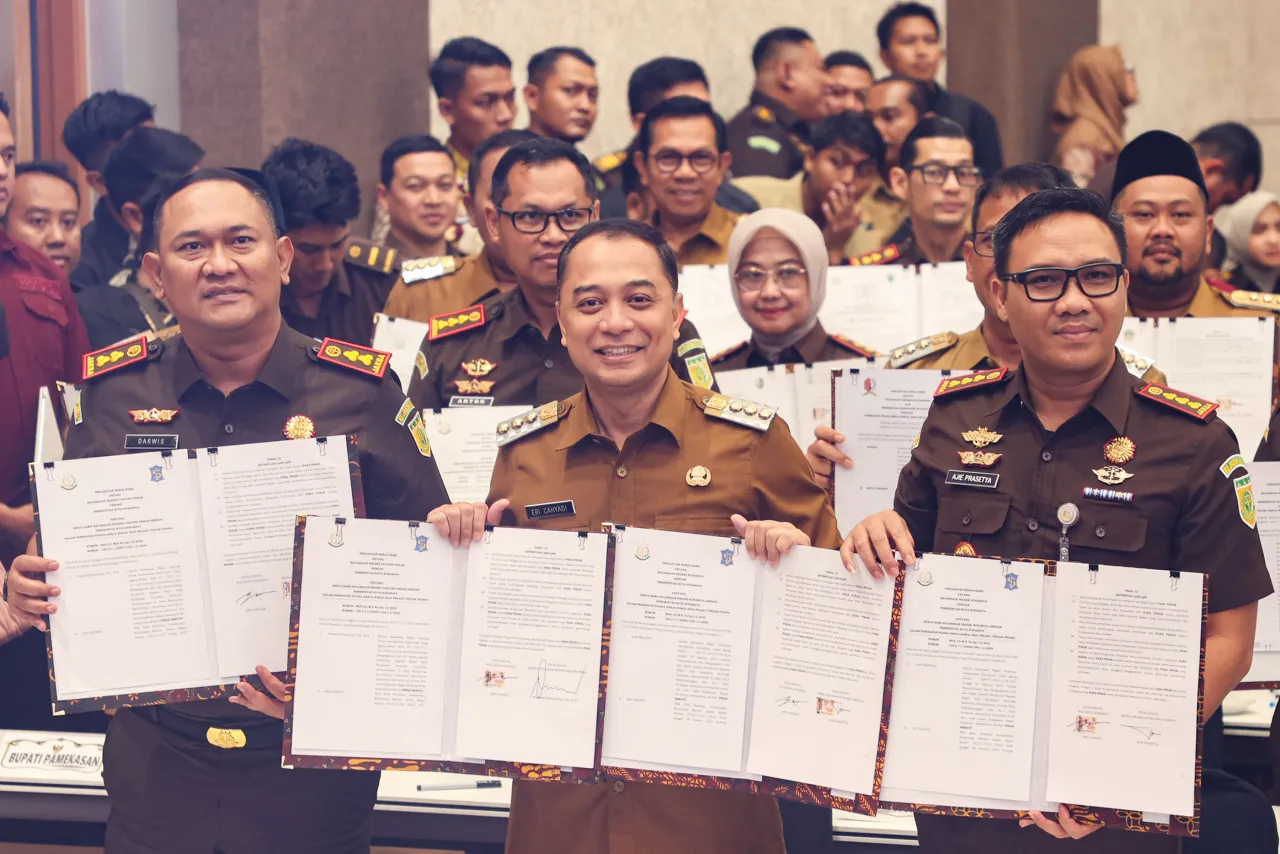 Pemkot Surabaya Teken PKS dengan Kejaksaan, Pidana Sanksi Sosial Mulai Berlaku 2026