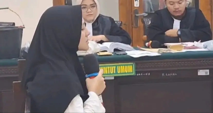 Polwan Bakar Suami di Mojokerto Divonis Empat Tahun