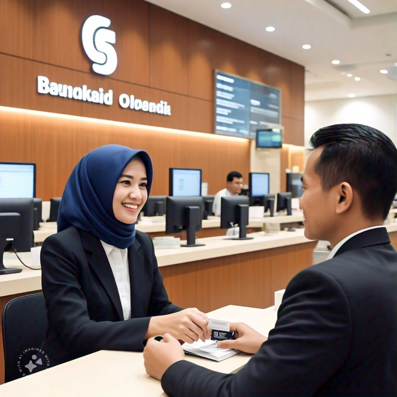 Ilustrasi Transaksi di Bank