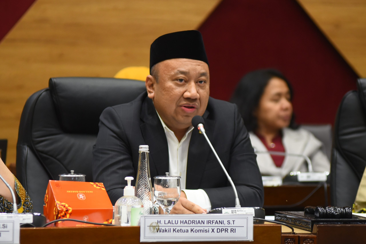 Wakil Ketua Komisi X DPR RI Lalu Hadrian Irfani. (Foto: Runi/Parlementaria DPR)
