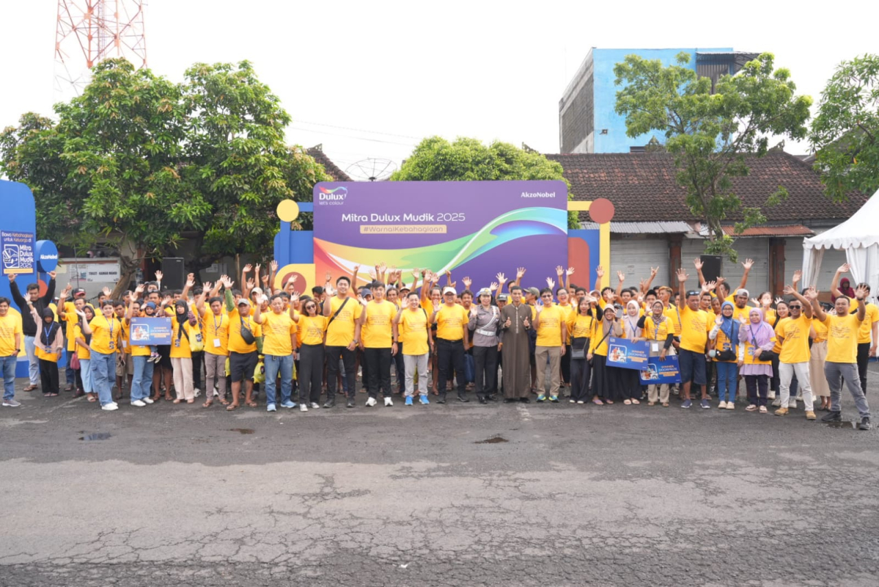 AkzoNobel Decorative Paints Indonesia melepas keberangkatan mudik Lebaran 2025