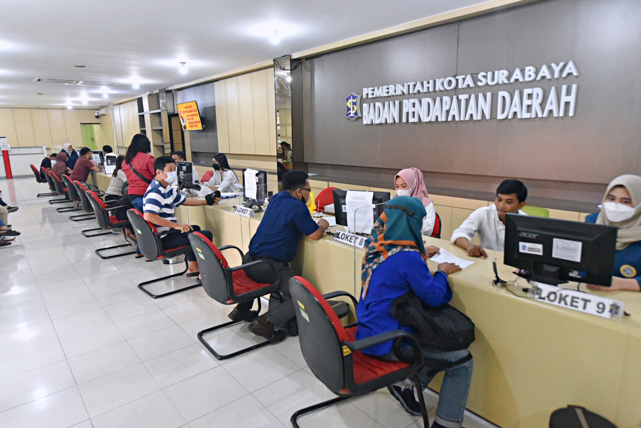 Pelayanan pajak di Kantor Bapenda Kota Surabaya