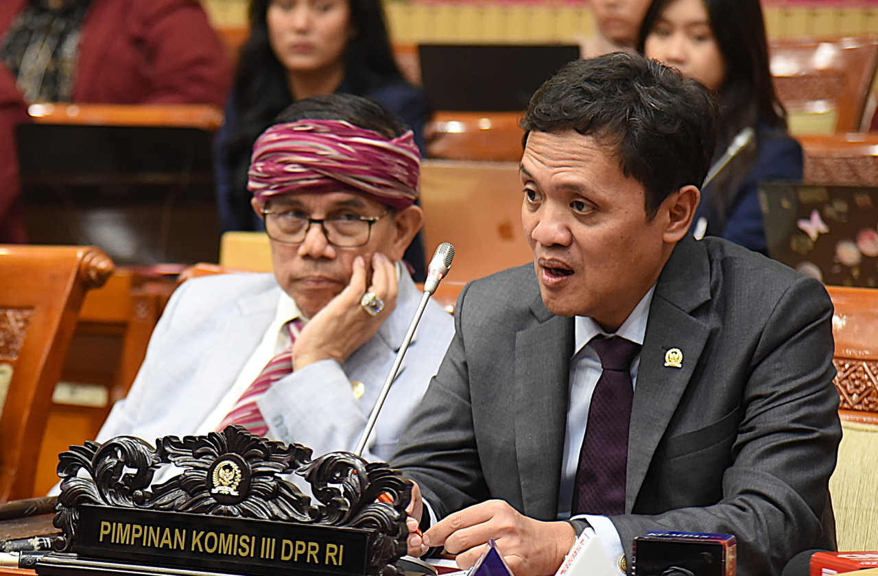 Ketua Komisi III DPR RI Habiburokhman. (Foto : Parlementaria/Devi/Andri)