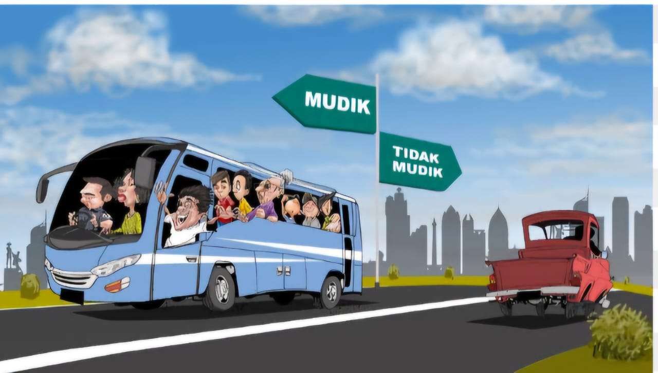 Ilustrasi mudik (RRI)