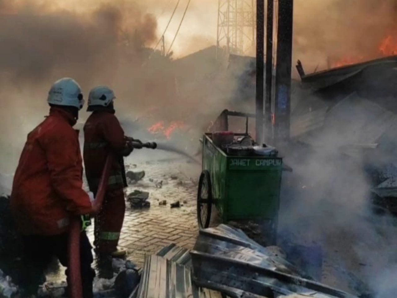Kebakaran di Surabaya