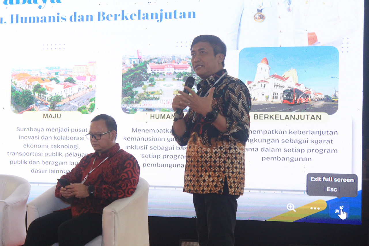 Forum Kepala Badan Perencanaan Pembangunan Daerah (Bappeda) Kota seluruh Indonesia (Bhakti) di Kompleks Gedung Balai Pemuda, Kamis (8/5/2025)