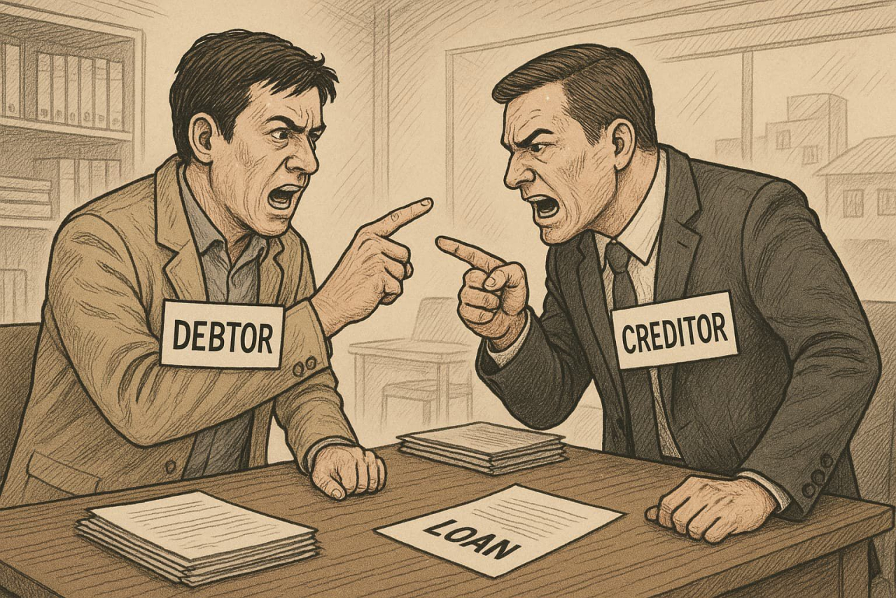 Ilustrasi kredit macet