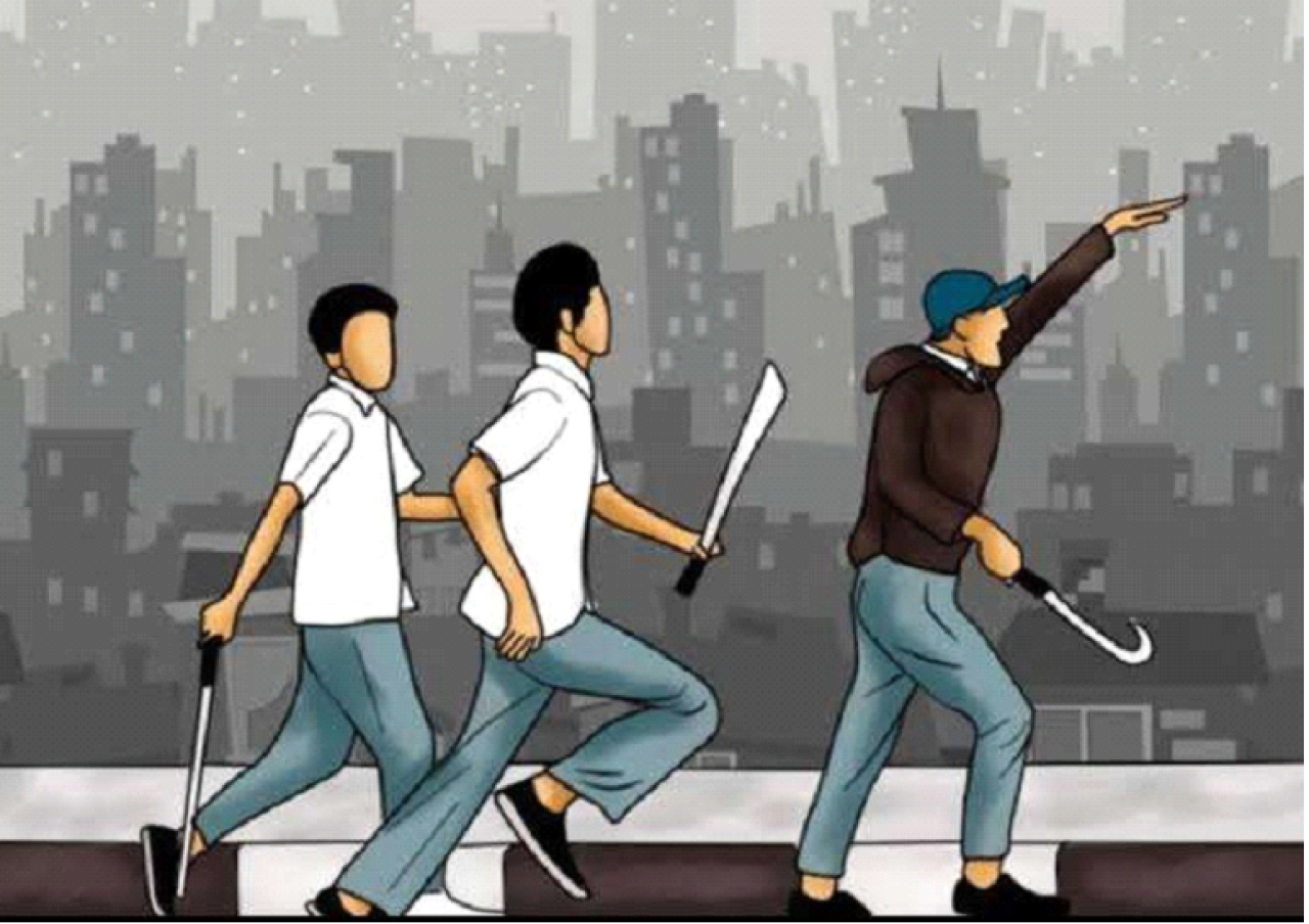 Ilustrasi tawuran