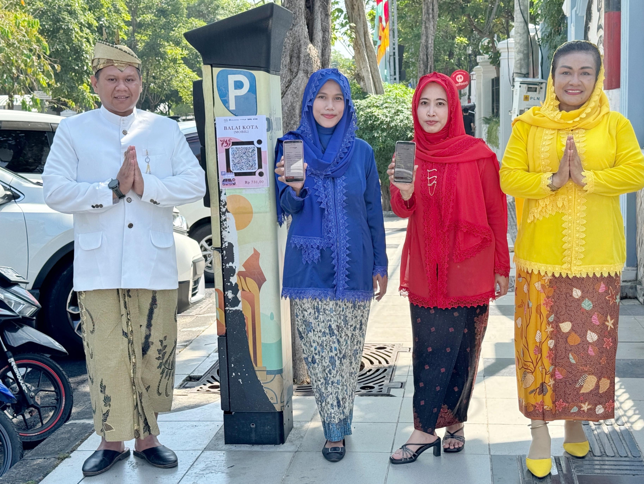 Pemkot memberlakukan tarif parkir khusus Rp732 dengan metode pembayaran QRIS