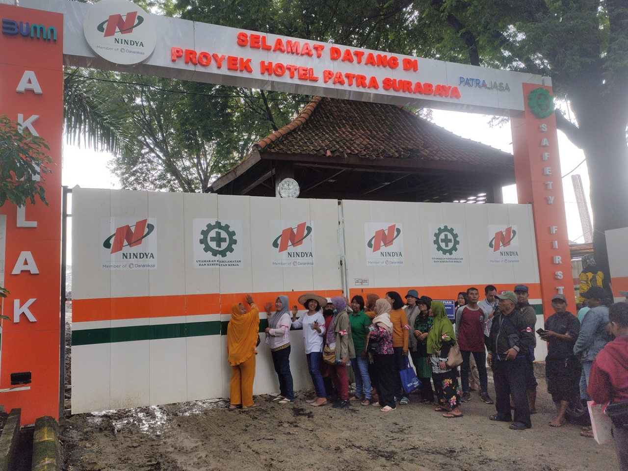 Lahan sengketa warga Pulosari dengan Pata Jasa