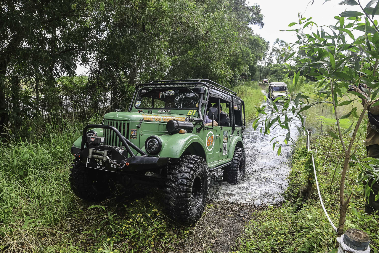 Wisata offroad di Tahura Pakal Surabaya