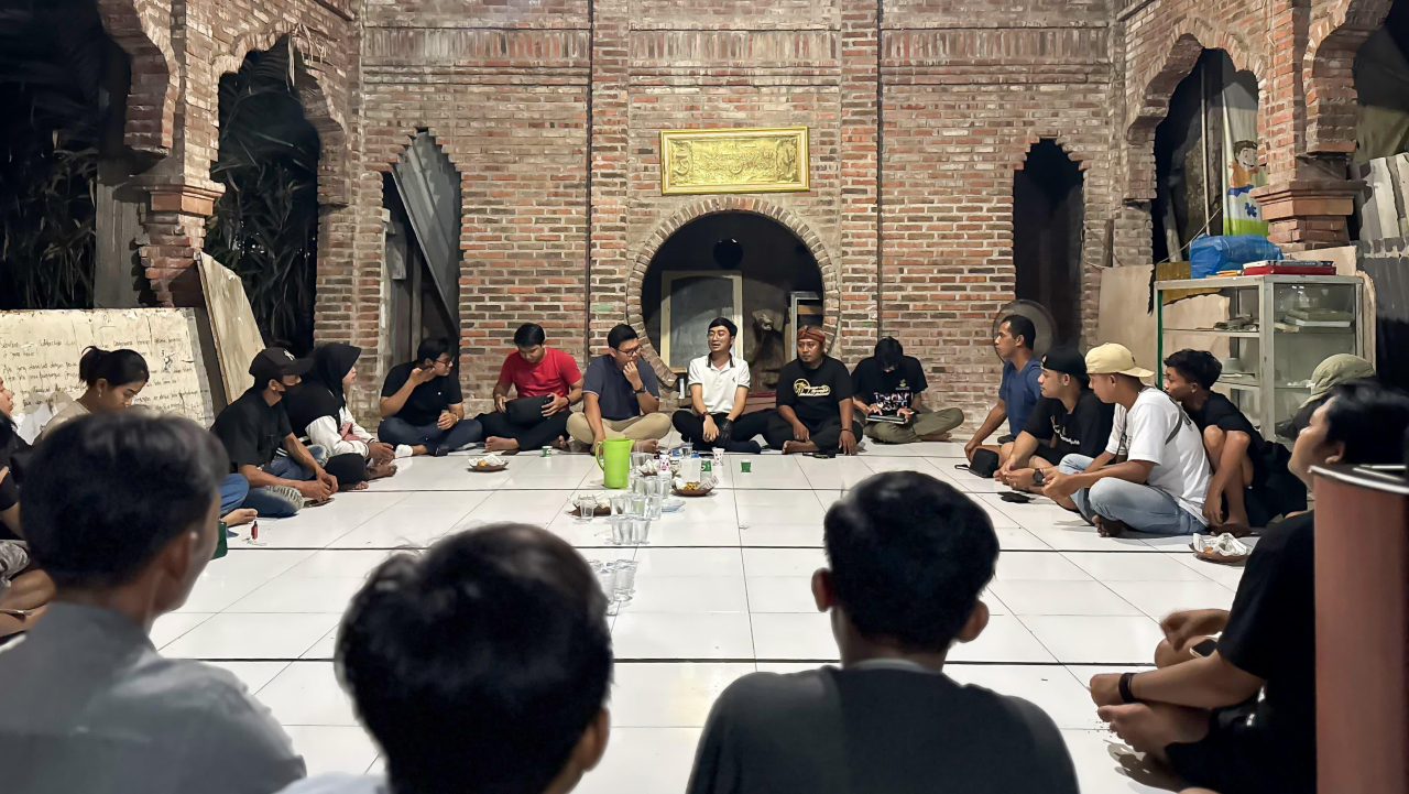 Ketua DPC TMP Surabaya Aryo Seno Bagaskoro menggelar konsolidasi
