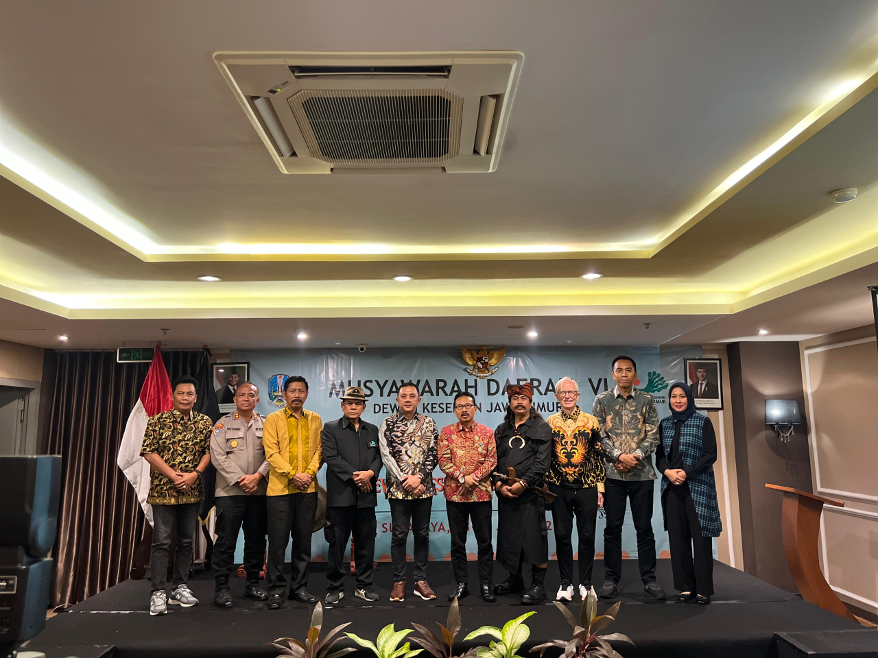 Musyawarah Daerah (Musda) VI Dewan Kesenian Provinsi Jawa Timur (DKJT) di Great Diponegoro Hotel Surabaya,