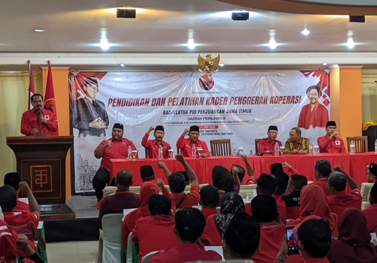 Pendidikan dan Pelatihan Kader Penggerak Koperasi pada Sabtu (14/06/2025) di Hotel Tampiarto, Kota Probolinggo.