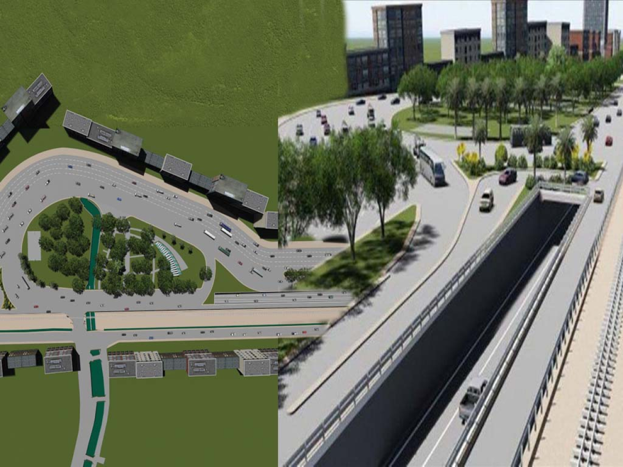 Proyek underpass Margorejo-Jl A Yani Surabaya
