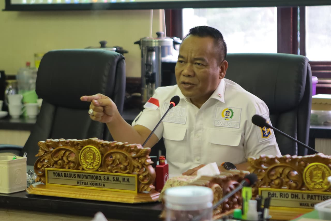 Ketua Komisi A DPRD Surabaya, Yona Bagus Widyatmoko