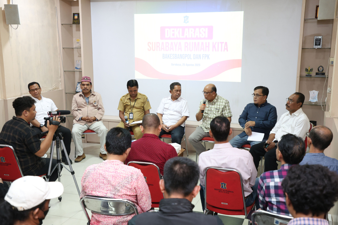 Deklarasi “Surabaya Rumah Kita Bersama” yang disepakati oleh 27 suku di Kota Surabaya