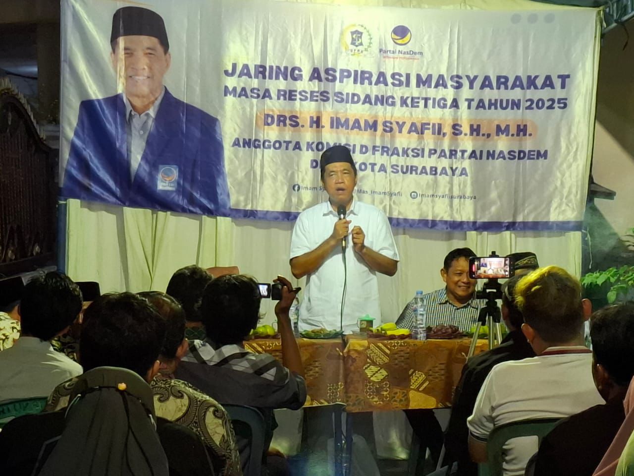 Anggota Komisi D DPRD Kota Surabaya, Imam Syafii,