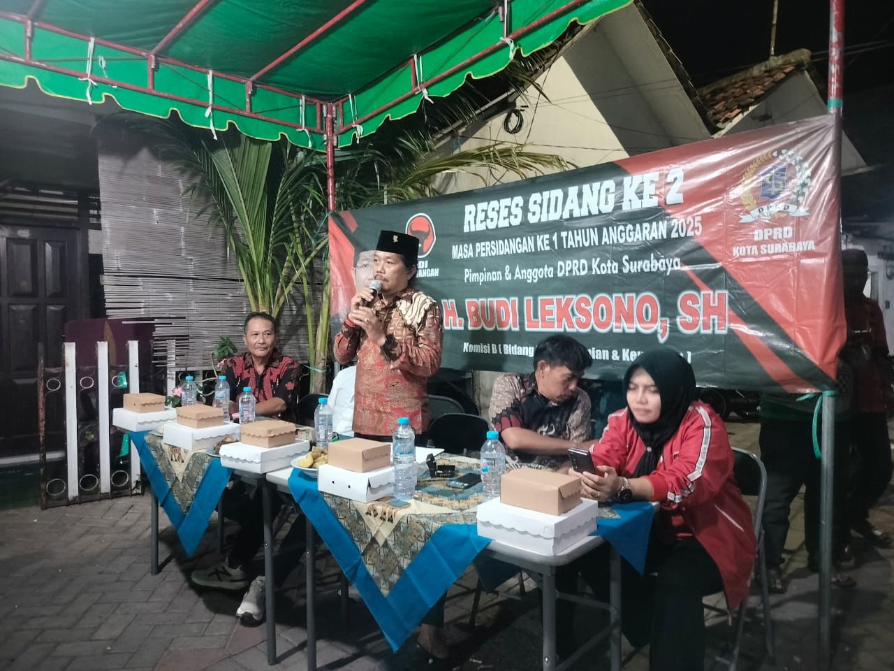 Ketua Fraksi PDIP Budi Leksono, menggelar reses di kawasan Peneleh