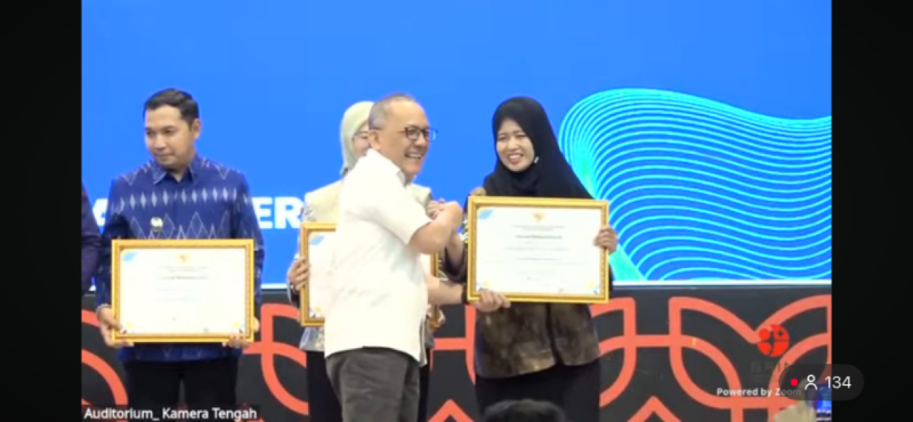 Penghargaan BRIDA/BAPPERIDA Optimal 2025 dari Badan Riset dan Inovasi Nasional (BRIN)
