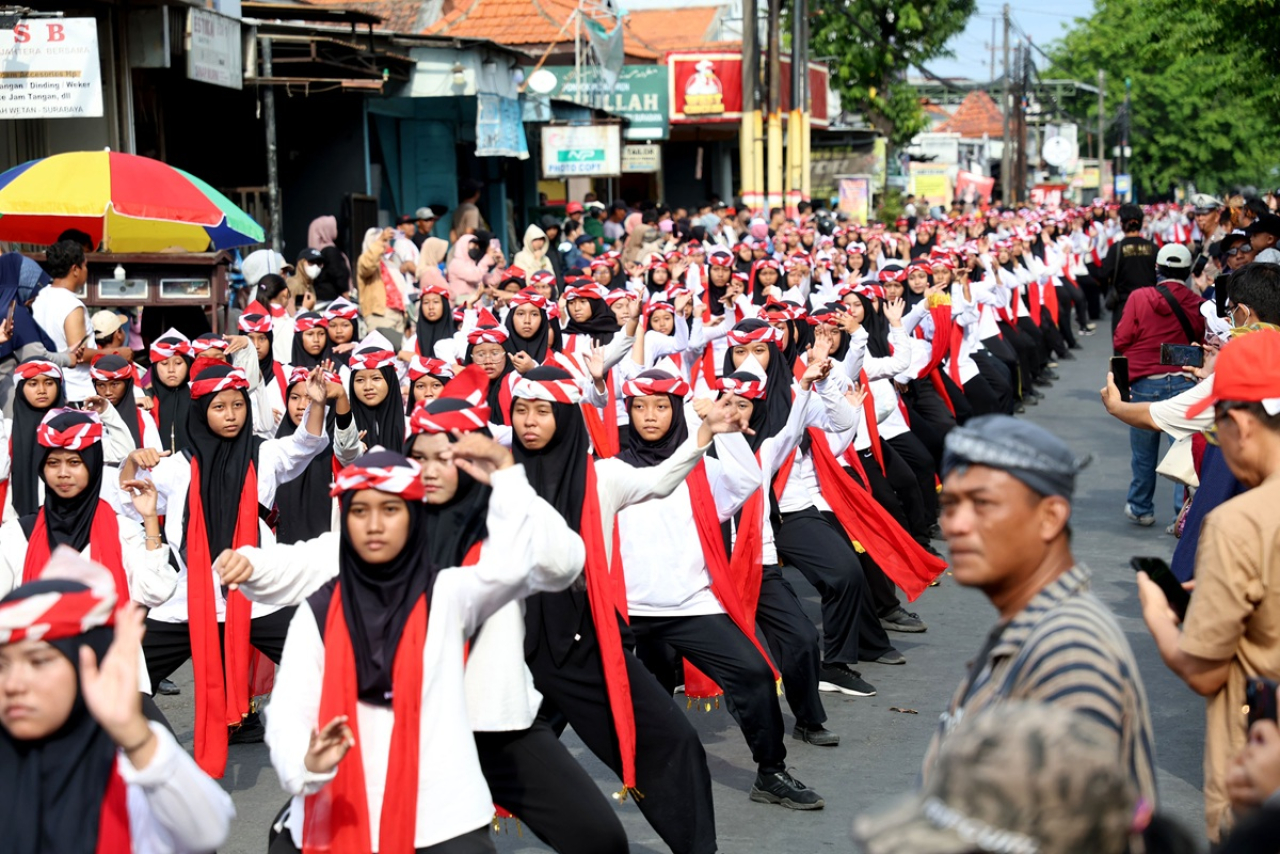 1.000 penari Remo di Sembrani Bumi Nusantara 2025: