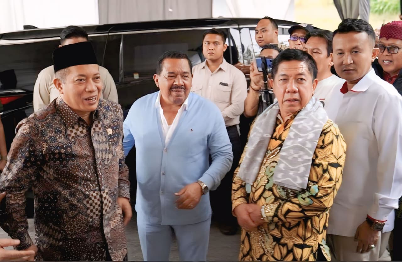 Pertemuan Founder Mujadalah Kiai Kampung, M. Najib Atamimi dengan sejumlah pihak termasuk Menteri Desa dan ODTT, Yandri Susanto