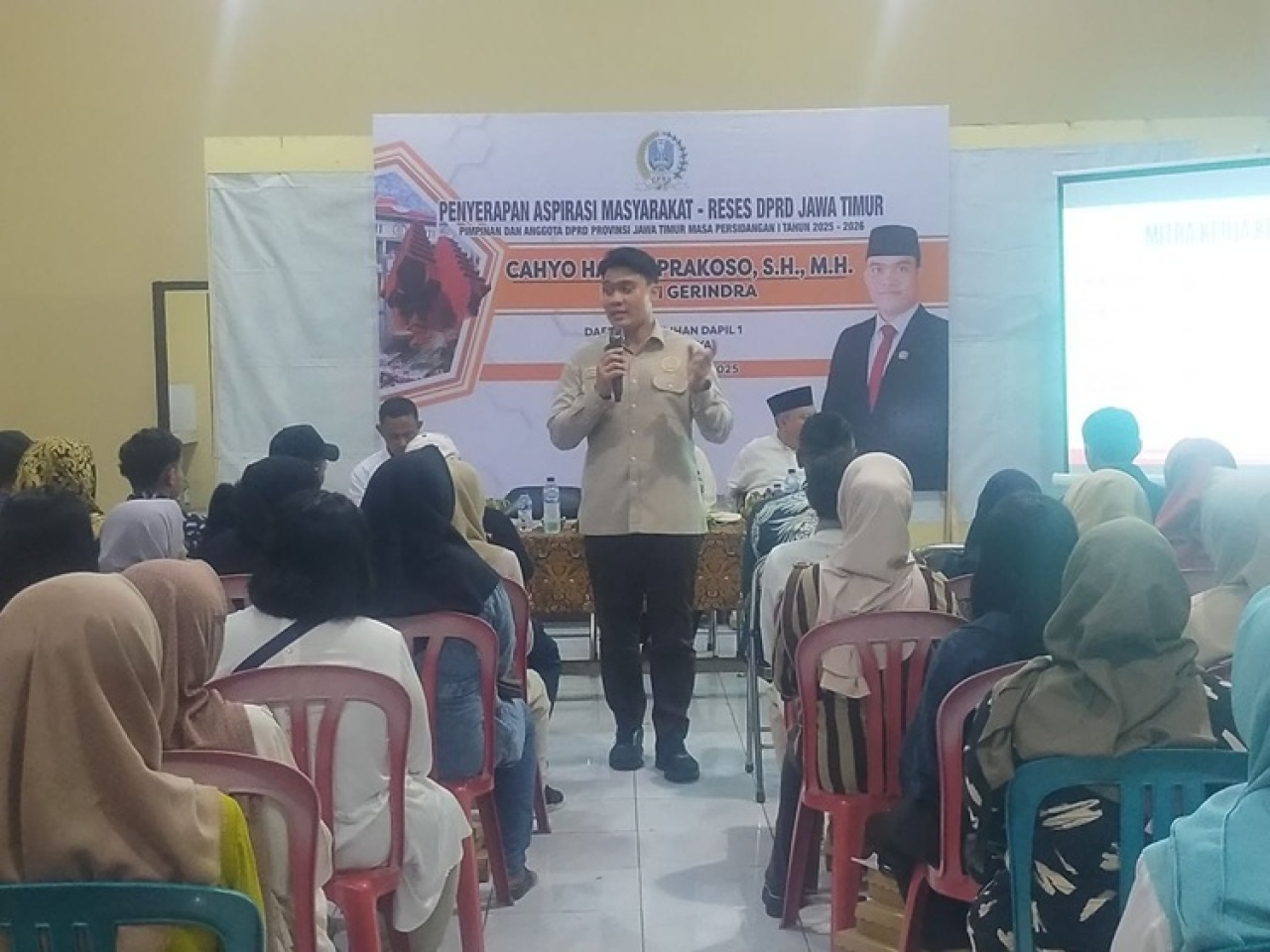 Anggota DPRD Provinsi Jawa Timur Fraksi Gerindra, Cahyo Harjo Prakoso