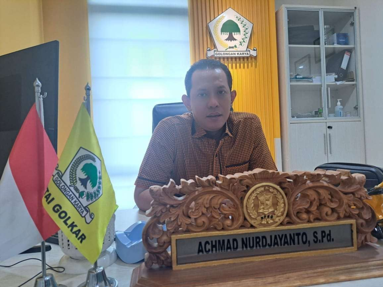 Sekretaris Fraksi Golkar DPRD Surabaya, Achmad Nurdjayanto