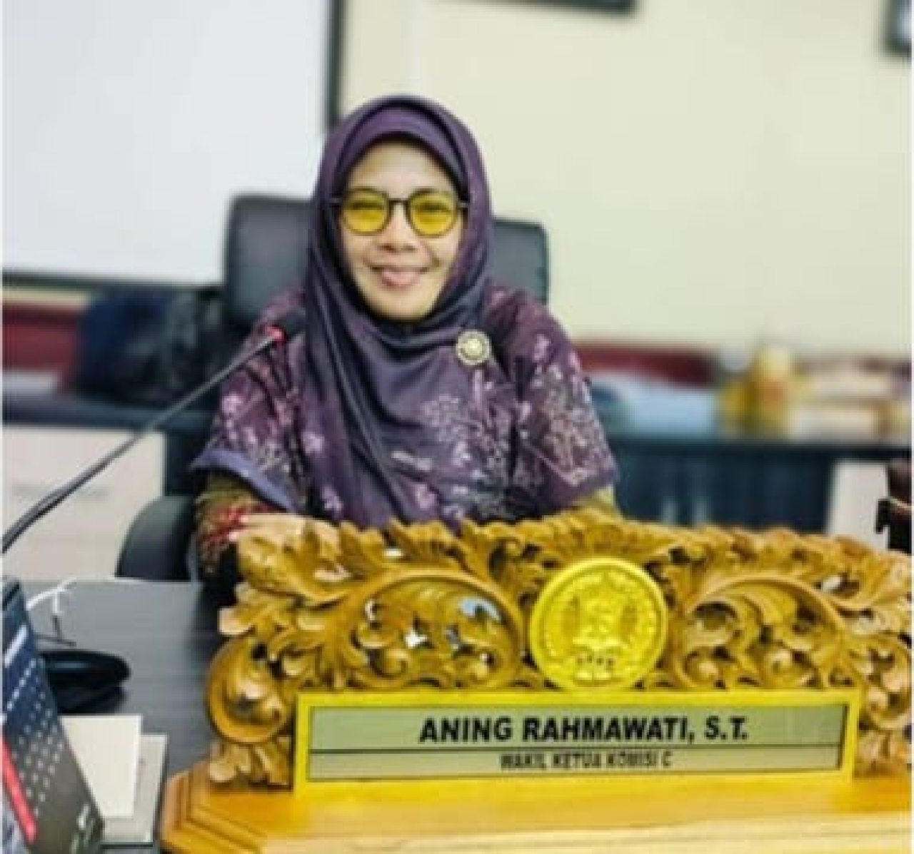 Wakil Ketua Panitia Khusus (Pansus) Raperda Penanganan dan Penanggulangan Banjir DPRD Kota Surabaya, Aning Rahmawati