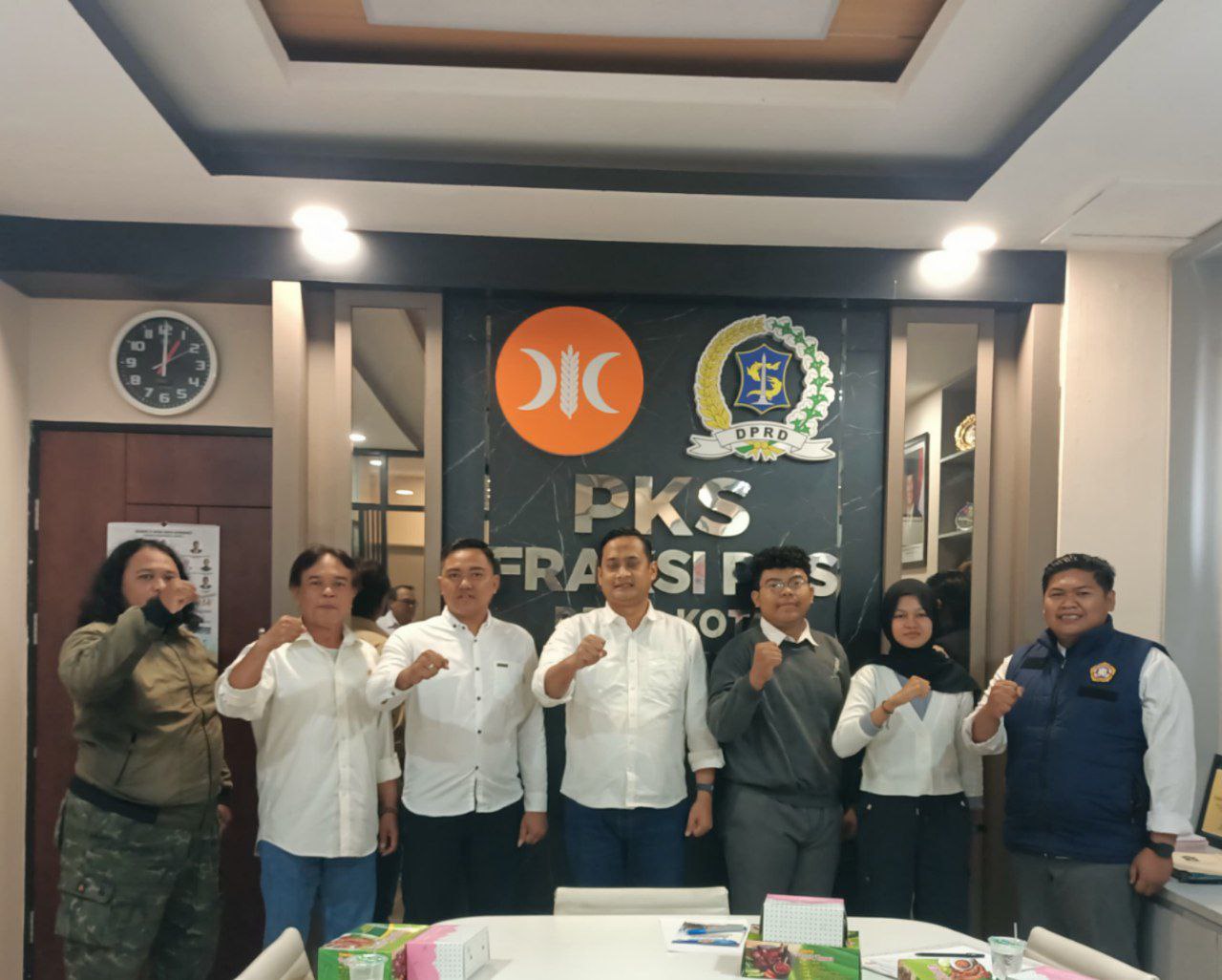 Karang Taruna Kelurahan Wonokromo kunjungi Fraksi PKS DPRD Surabaya
