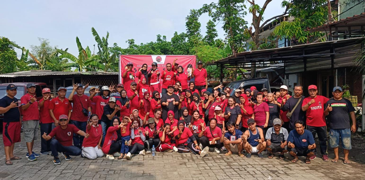 PAC PDI Perjuangan Sukomanunggal menggelar senam SICITA