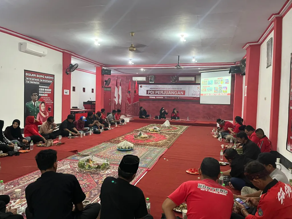 DPC PDI Perjuangan Kota Probolinggo Gelar Sarasehan Kepemudaan Sambut HUT ke-53 Partai