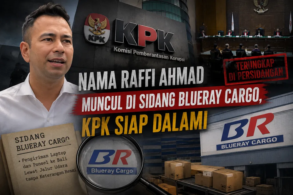 KPK Siap Dalami Peran Raffi Ahmad yang Muncul di Sidang Blueray Cargo