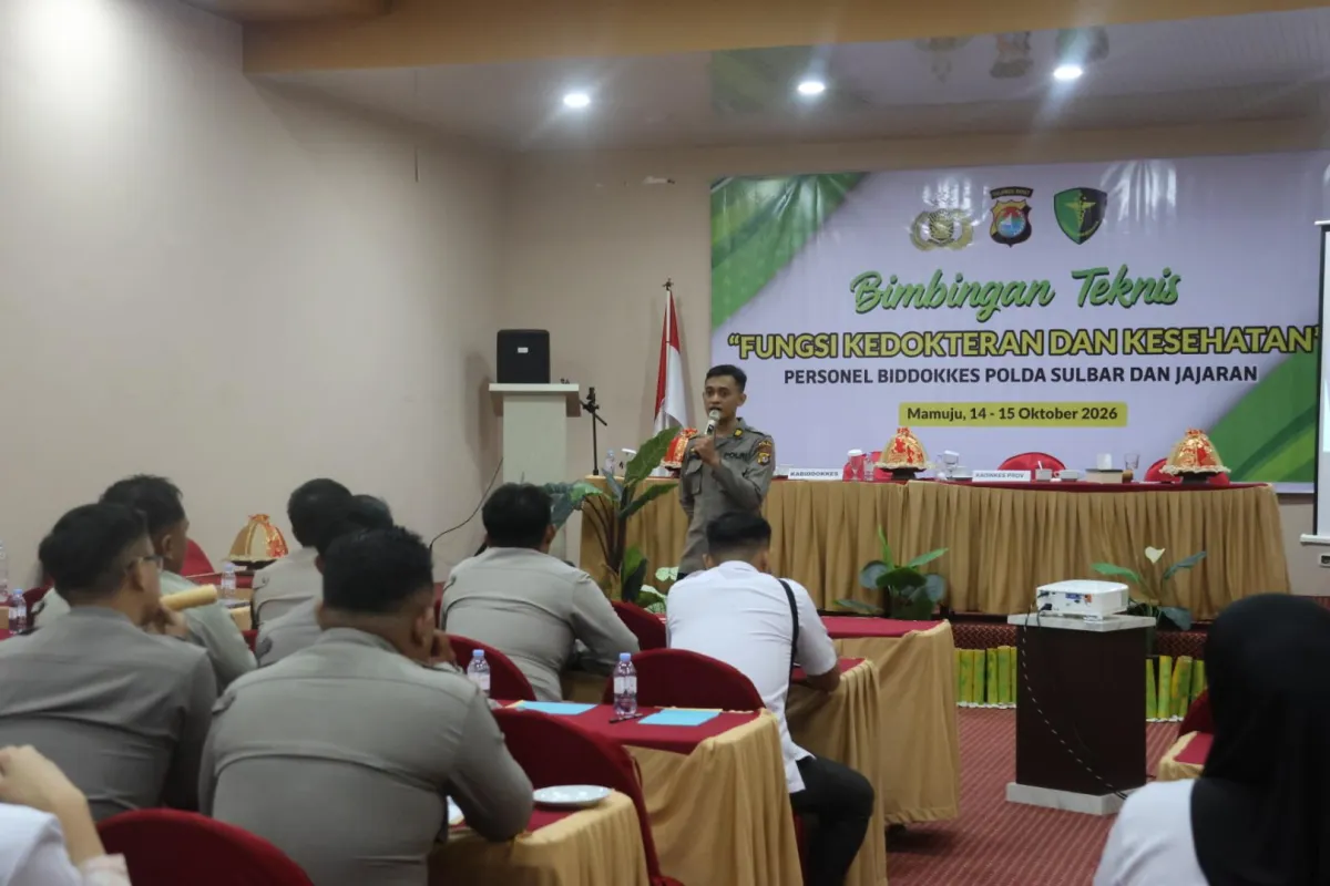 Bimtek Dokkes Polda Sulbar, Pastikan Layanan Medis di Lingkungan Polri dan Masyarakat Semakin Baik