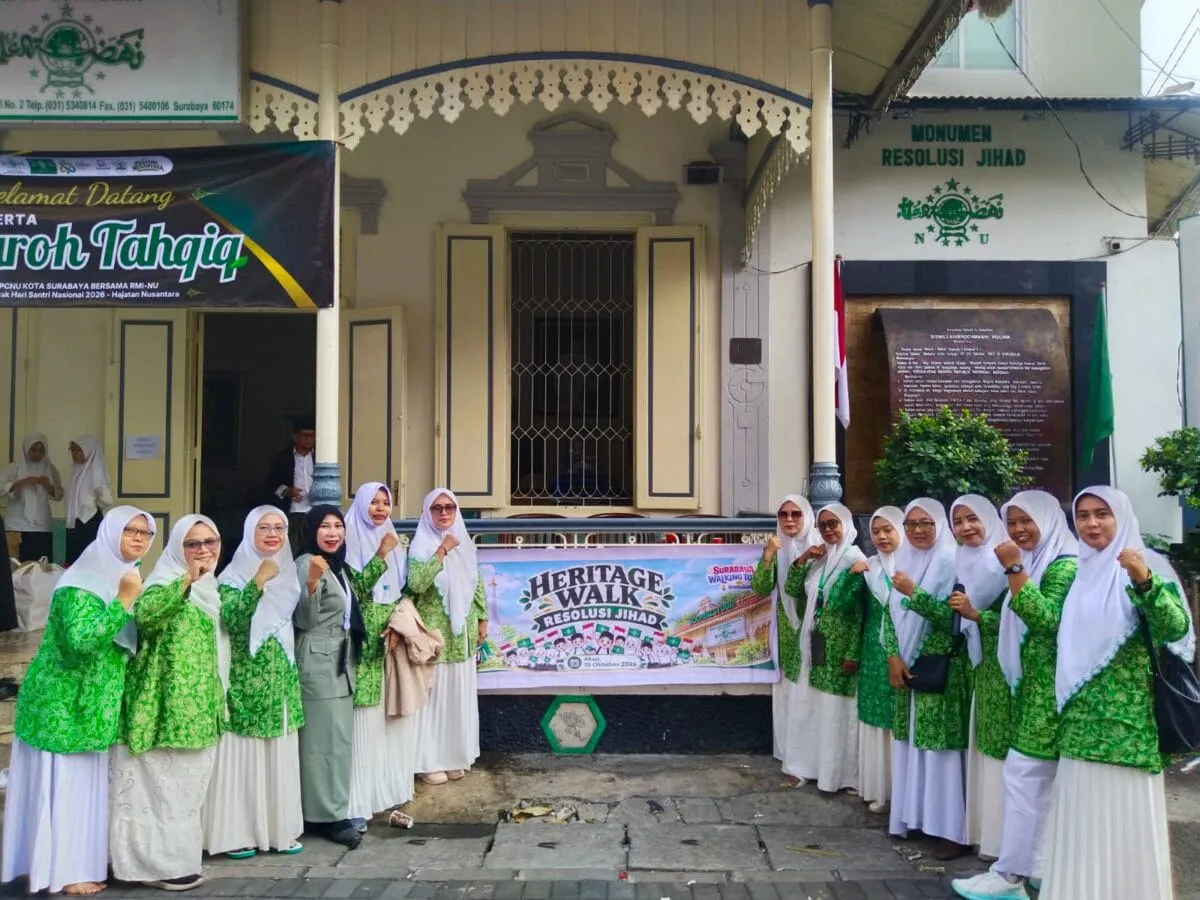 Sambut Hari Santri 2026, Fatayat NU Surabaya Ajak 100 Pelajar Napak Tilas Resolusi Jihad