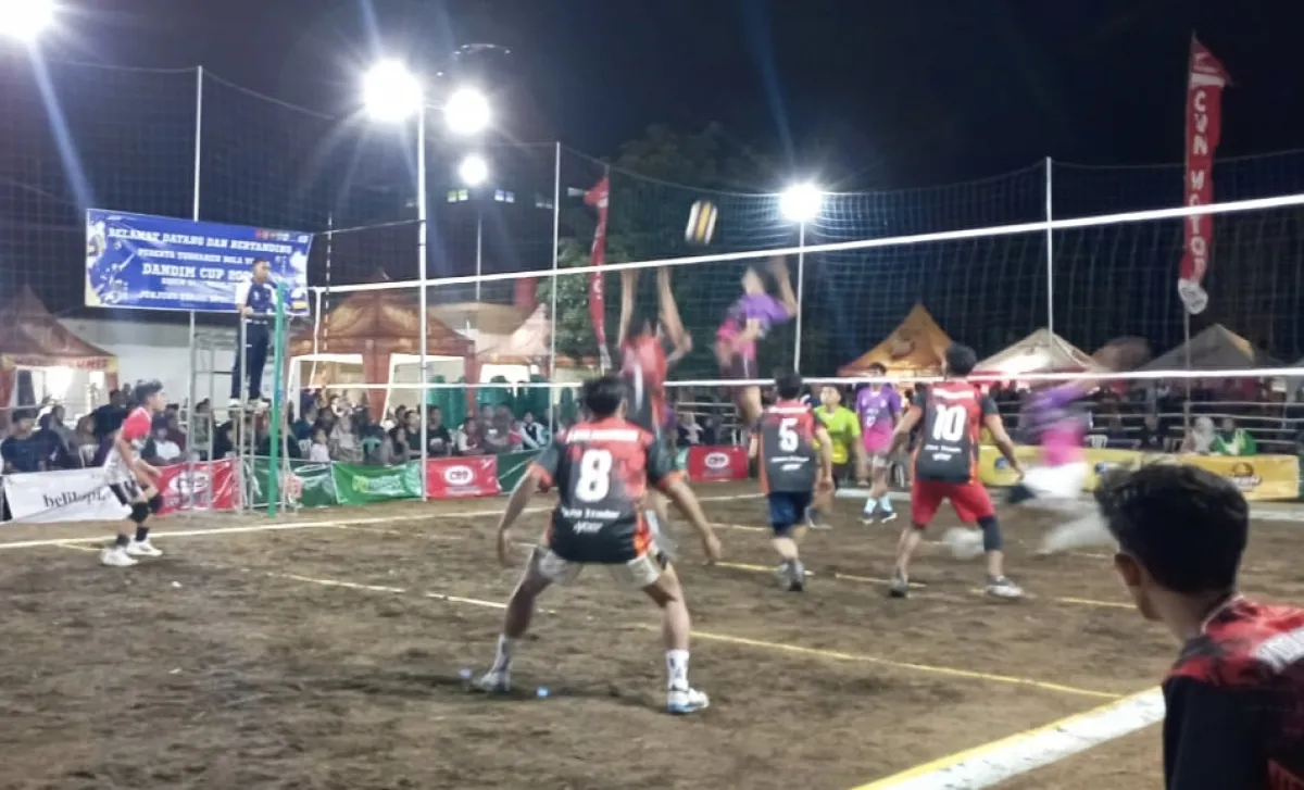 Turnamen Bola Voli Dandim Cup 2026 Nganjuk Dimulai, 16 Tim Siap Adu Smash